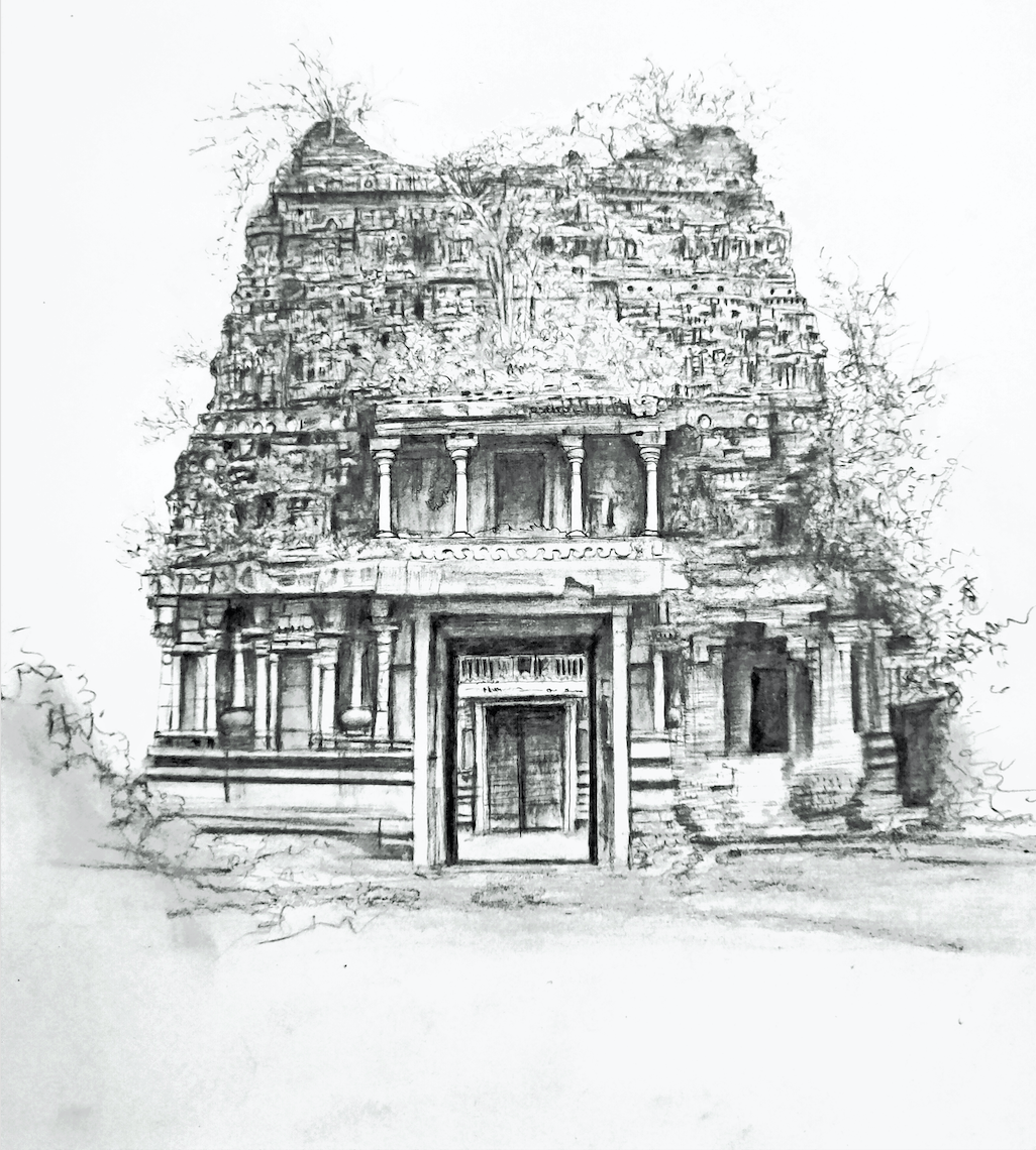 Jagannath temple in Puri Odisha India vintage engraving Art Print   Barewalls Posters  Prints  bwc6995396