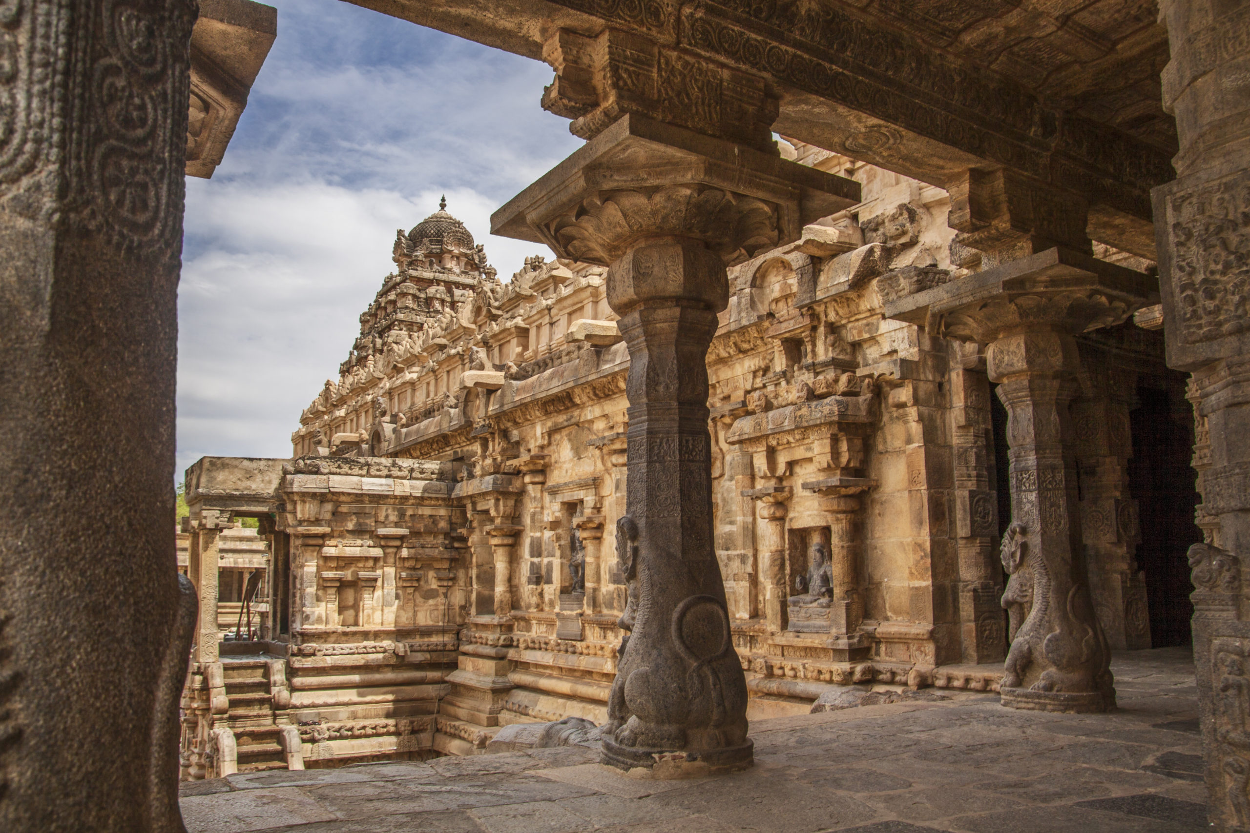 Brihadeeswarar Temple in Thanjavur, Tamil Nadu, India.