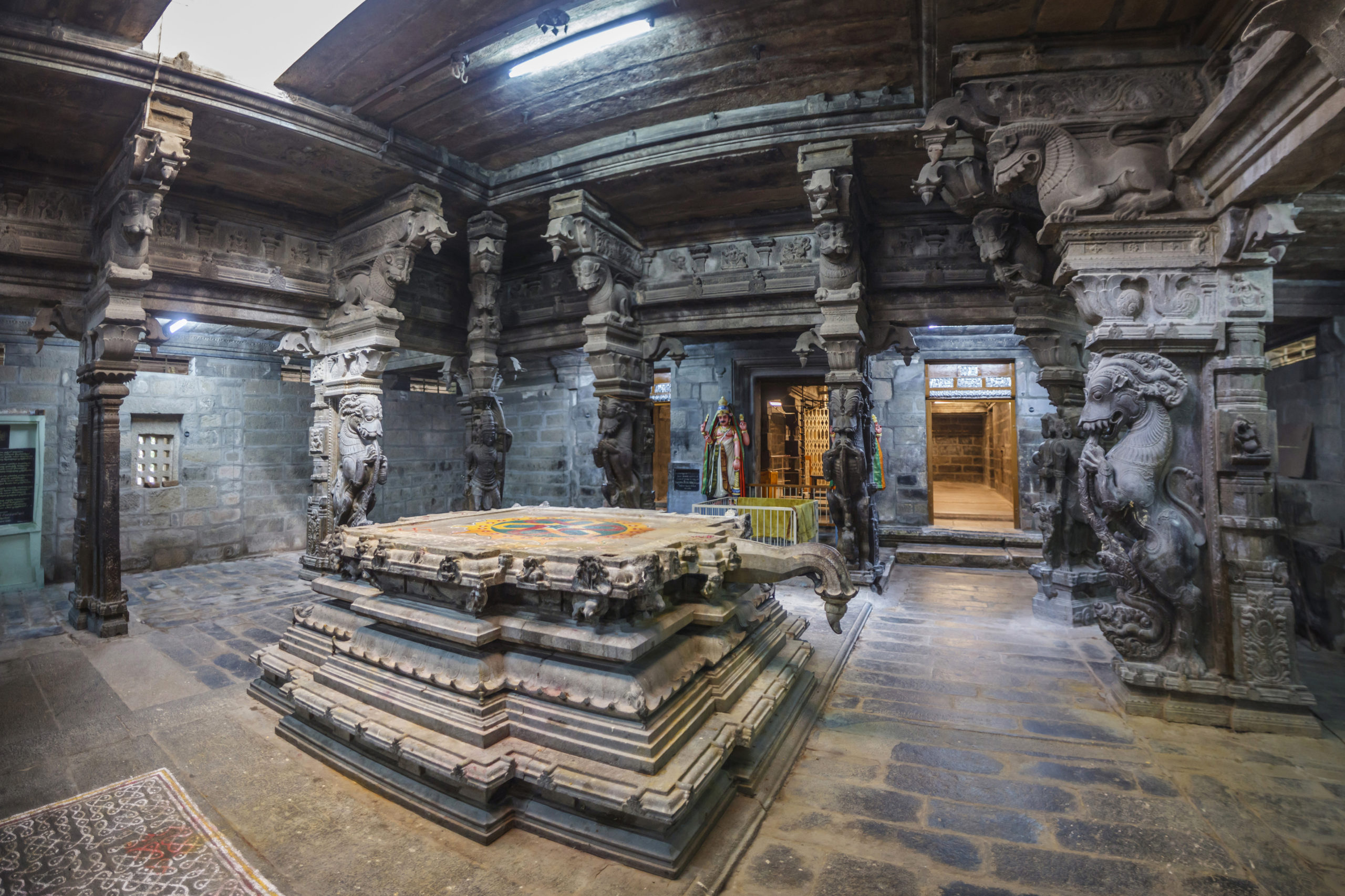 Inside an Ancient Hindu temple