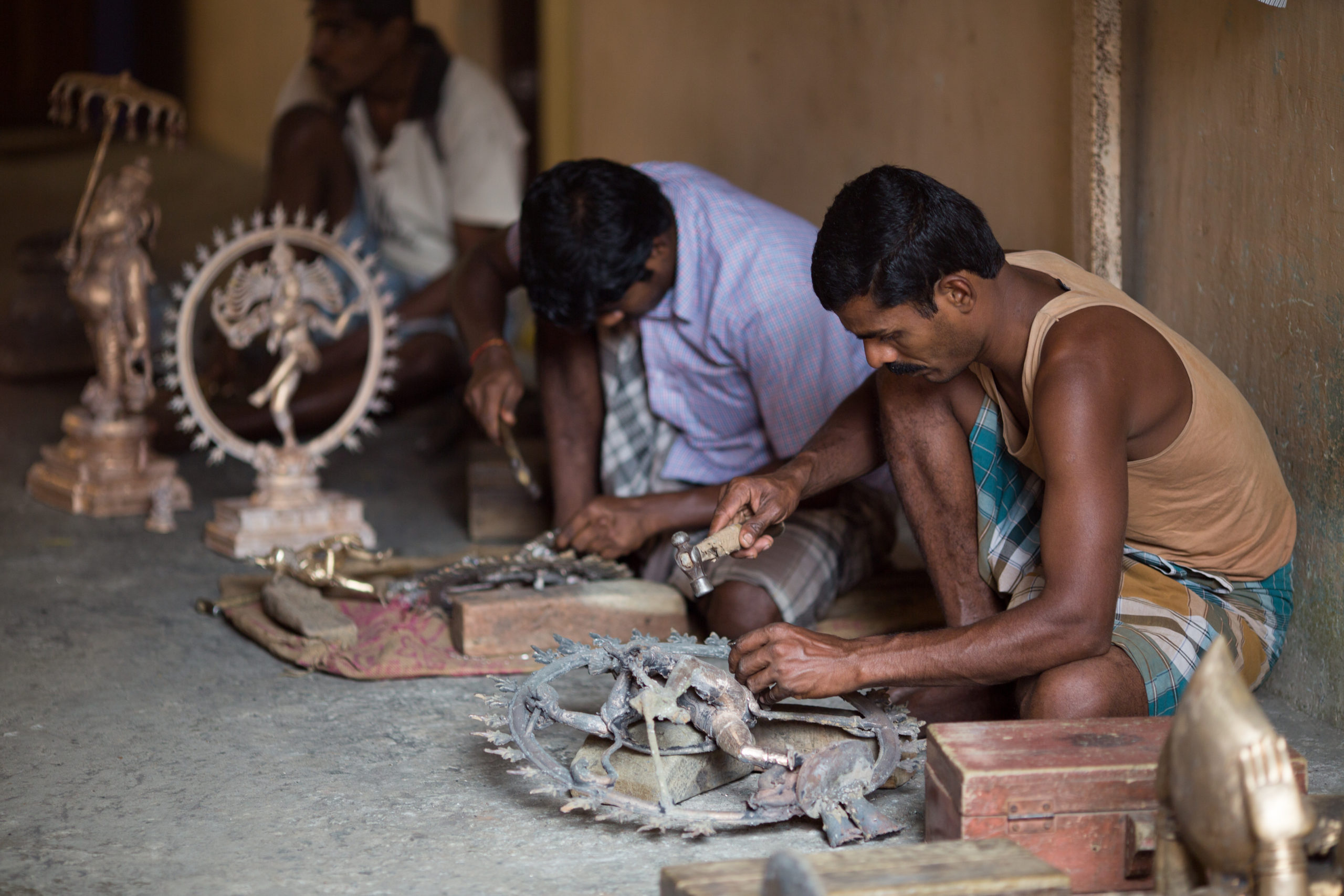 Swamimalai panchaloha artisans